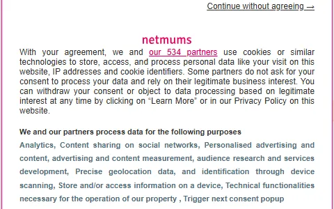 Netmums status preview image