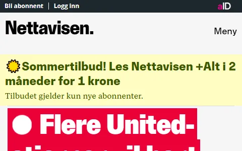Nettavisen status preview image