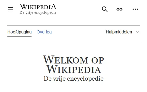 Dutch Wikipedia status preview image