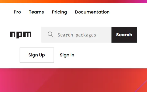 npm status preview image
