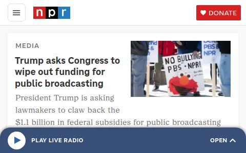 Npr.org status preview image