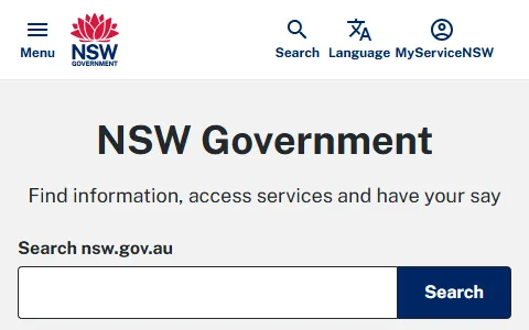 Nsw.gov.au status preview image