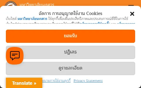 Naresuan University Thailand status preview image
