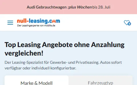Null-leasing.de status preview image