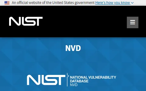 NIST National Vulnerability Database status preview image