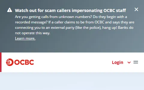 OCBC status preview image