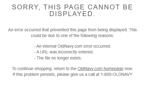 Old Navy status preview image
