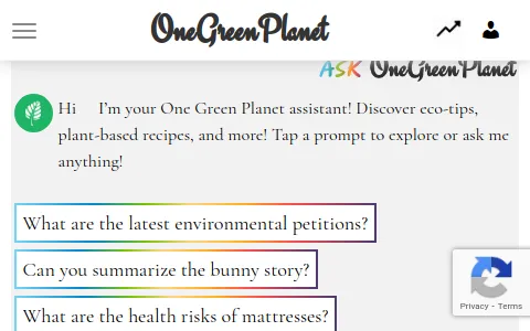 One Green Planet status preview image