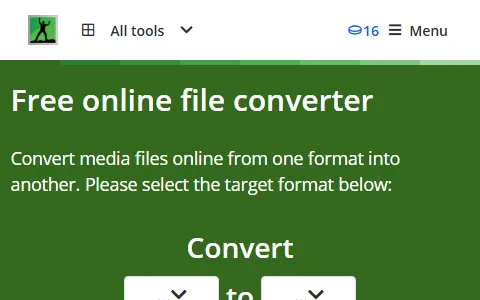 Online Convert status preview image