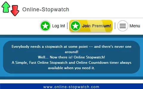 Online-Stopwatch status preview image