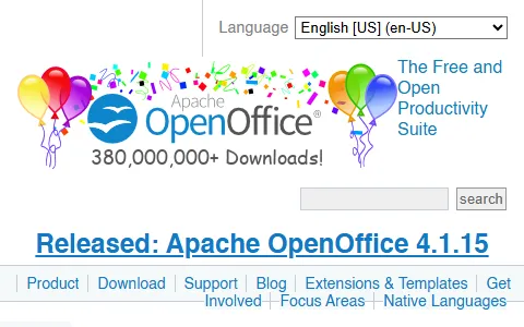 Apache OpenOffice status preview image
