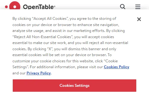 OpenTable Canada status preview image