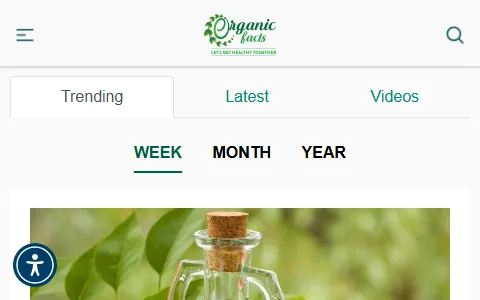 Organic Facts status preview image