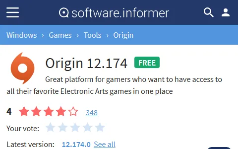 Origin Origin status preview image