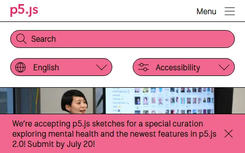p5.js status preview image