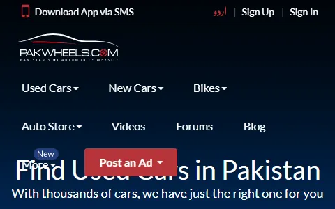 Pakwheels status preview image
