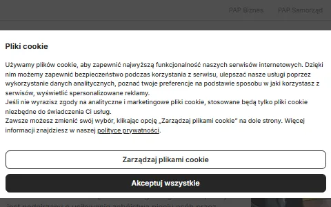 PAP Polska status preview image