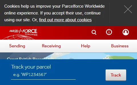 Parcelforce status preview image