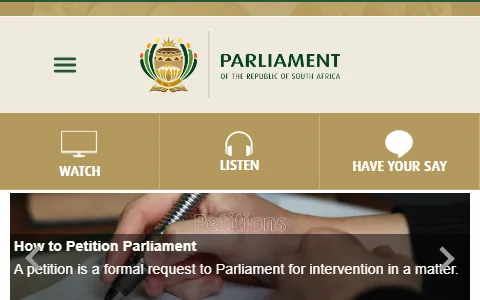 Parliament of South Africa status preview image