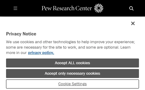 Pew Research status preview image