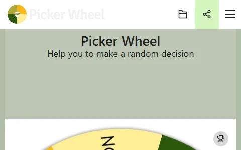 Picker Wheel status preview image