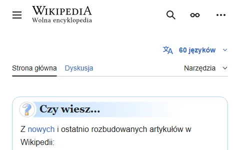 Wikipedia Polish status preview image