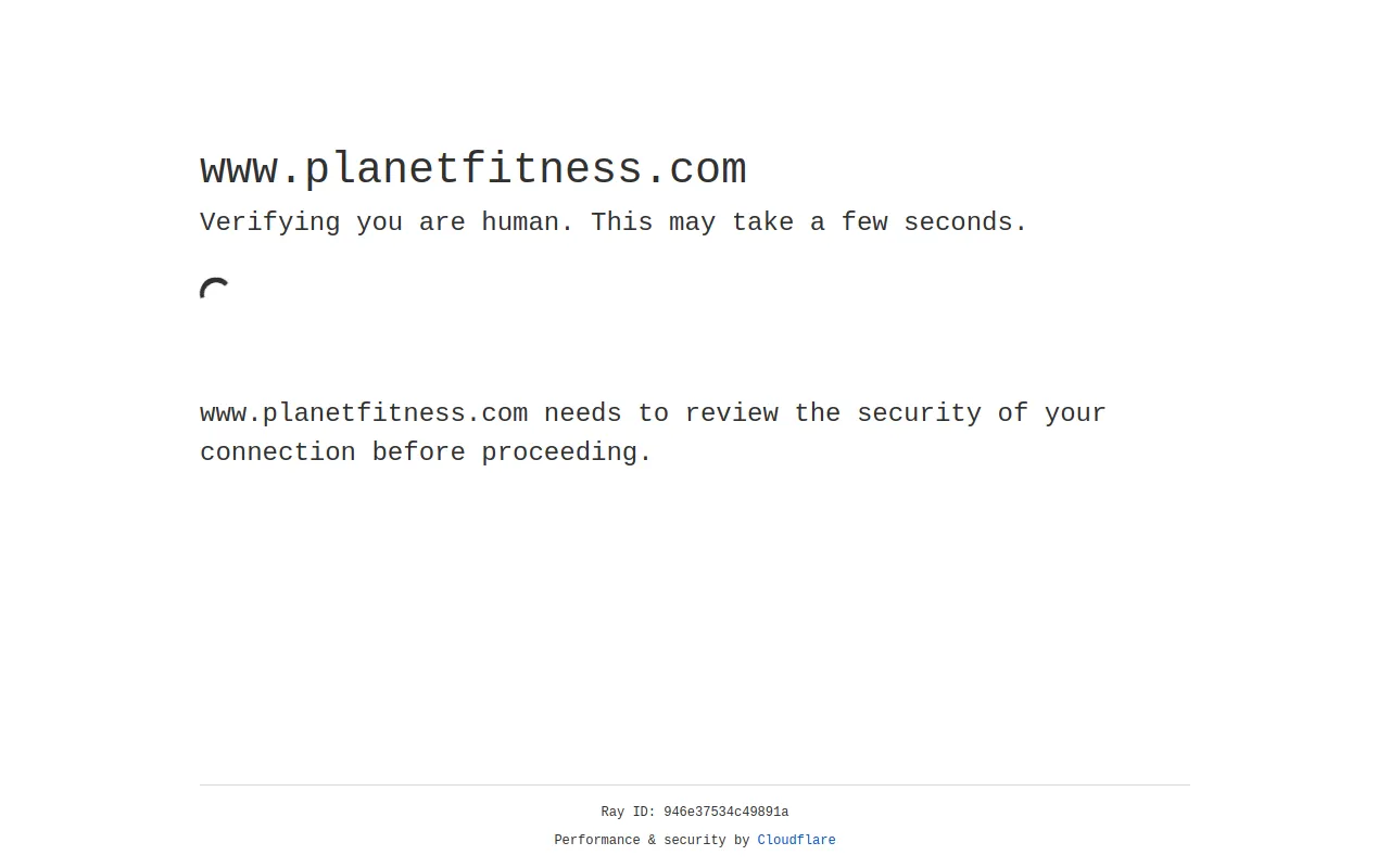 Planetfitness.com status preview image