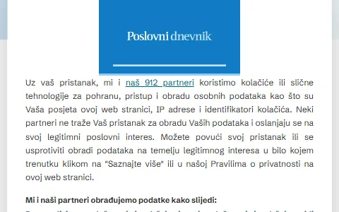 Poslovni.hr status preview image