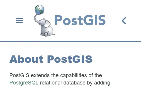 PostGIS status preview image