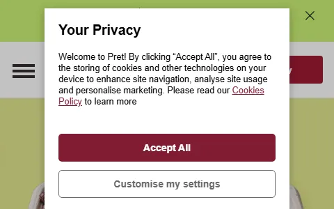 Pret A Manger status preview image