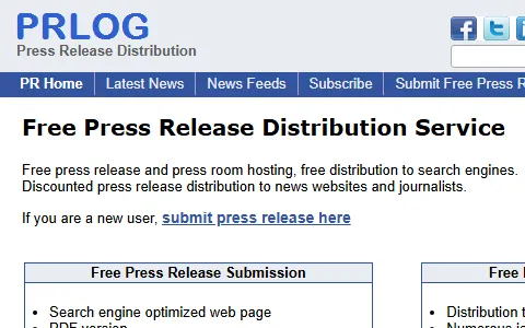 PRLog status preview image