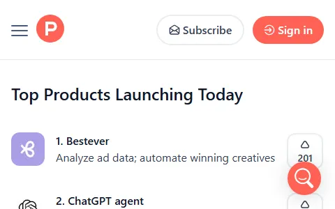 Product Hunt status preview image