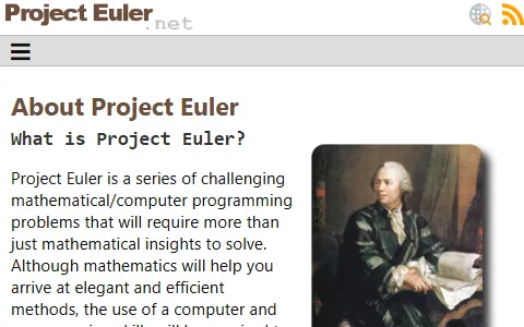 Project Euler status preview image