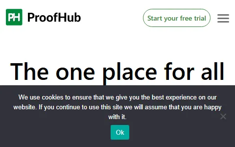 ProofHub status preview image