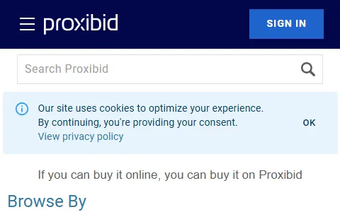 Proxibid status preview image