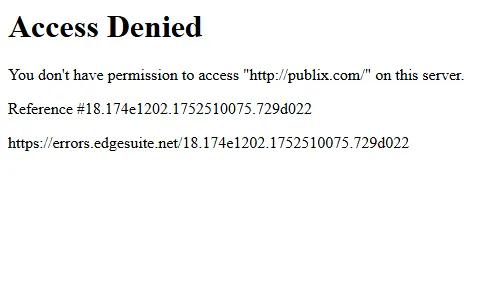 Publix status preview image