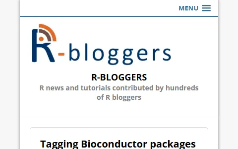 R-bloggers.com status preview image