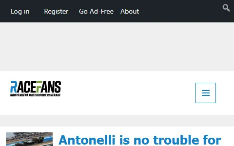 RaceFans status preview image