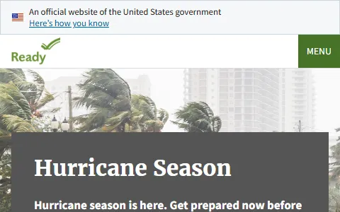Ready.gov status preview image