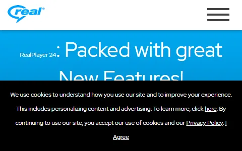RealPlayer status preview image