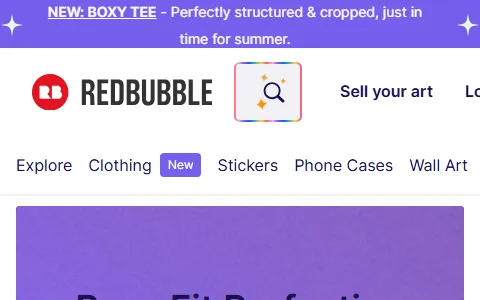Redbubble status preview image