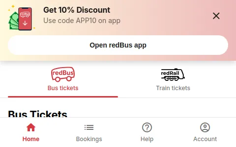 Redbus.in status preview image