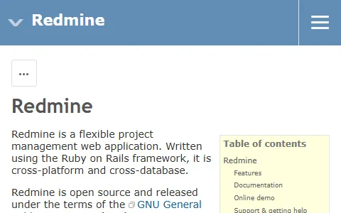 Redmine status preview image