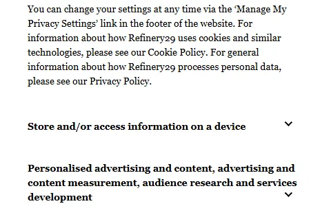 Refinery29 status preview image