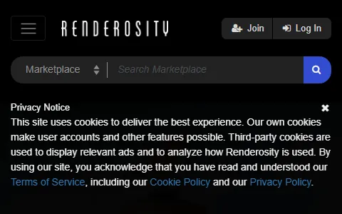 Renderosity status preview image