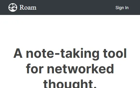 Roam Research status preview image