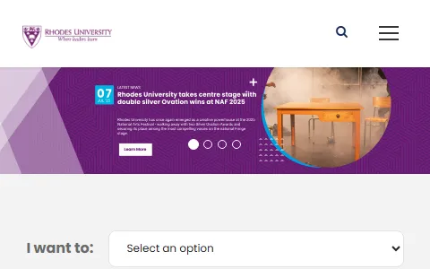 Rhodes University status preview image
