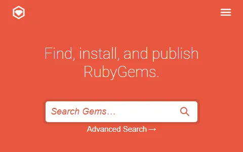 RubyGems status preview image