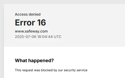 Safeway status preview image