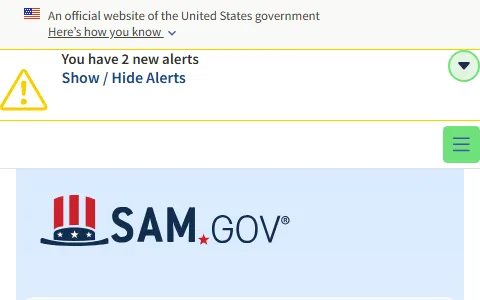 System for Award Management status preview image